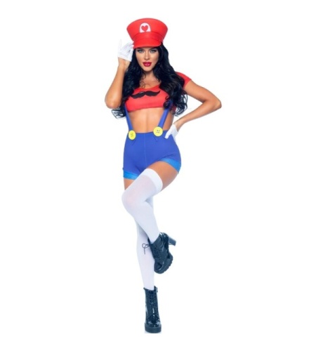  Disfraz de Mario Bros Sexy vista 2