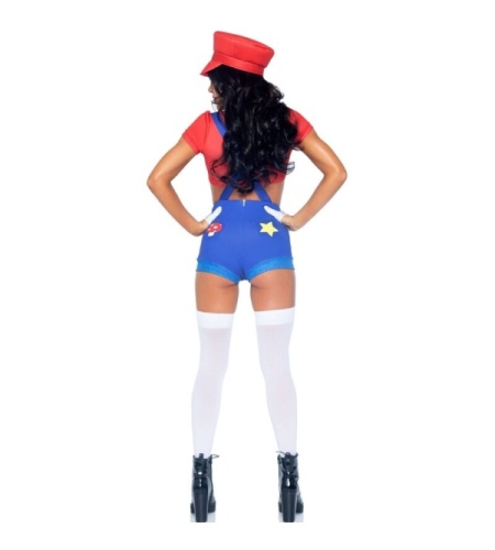  Disfraz de Mario Bros Sexy detalle 3