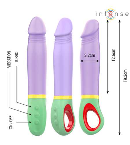 Vibrador Morado Clásico Velma de INTENSE