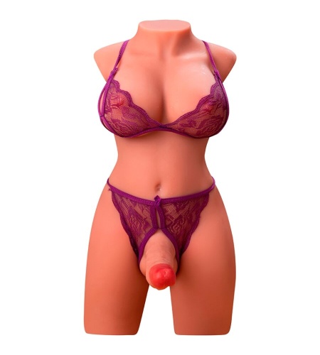 Masturbador Trans con Pecho y Pene Vista 3