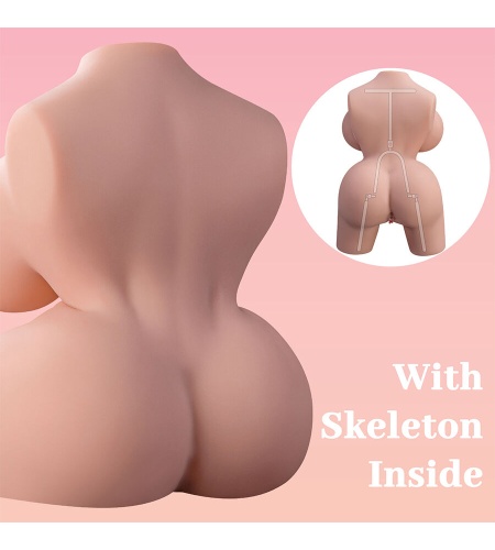 Torso Realistico de Mujer con Vibración Vista 16