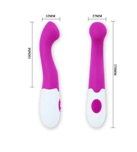 Vibrador de Silicona para Punto G