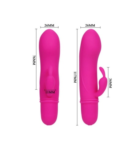Flirtation Mini Vibrador Con Rabbit 