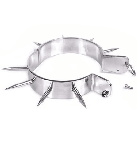Collar de sumisión con puntas BDSM