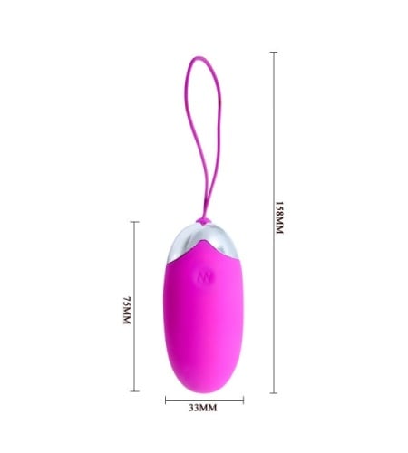 Huevo Vibrador Recargable con Control Remoto 