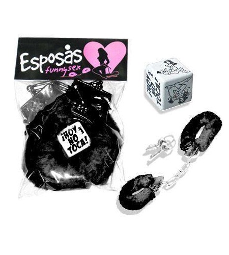Pack de esposas y Dado Kamasutra