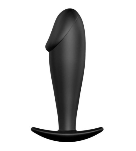 PL1 PENE Plug anal negro 10 cm