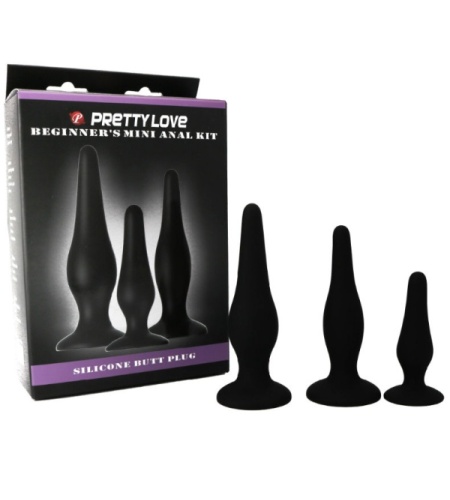 Kit Iniciacion Anal Plugs Silicona
