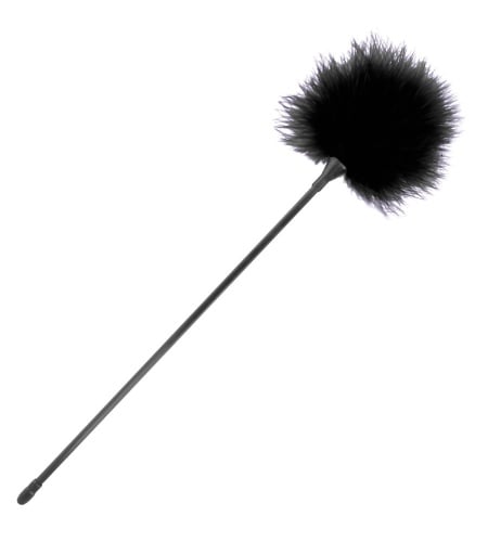PLUMA ESTIMULADORA NEGRO 42CM