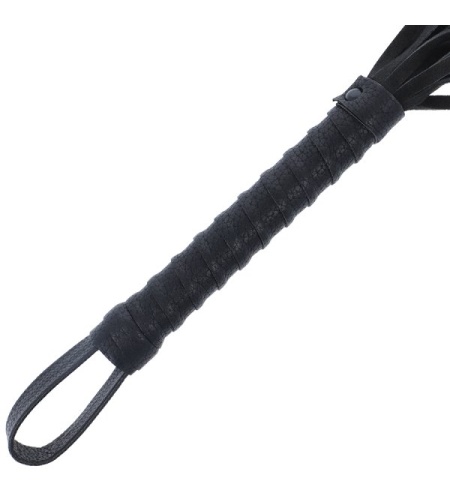 Látigo Bondage con Mango de Cuero