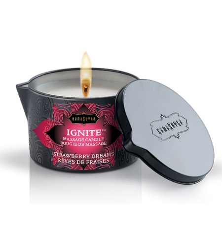 kamasutra vela de masaje sueños de fresa 170 gr