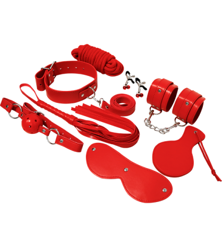 Pack Accesorios Bondage Experience Serie Rojo