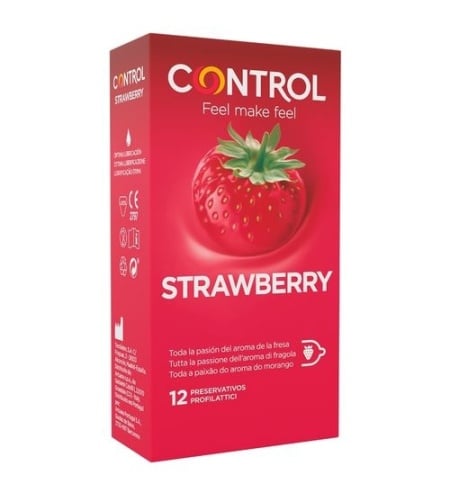 Preservativos Control de fresa 12 unidades