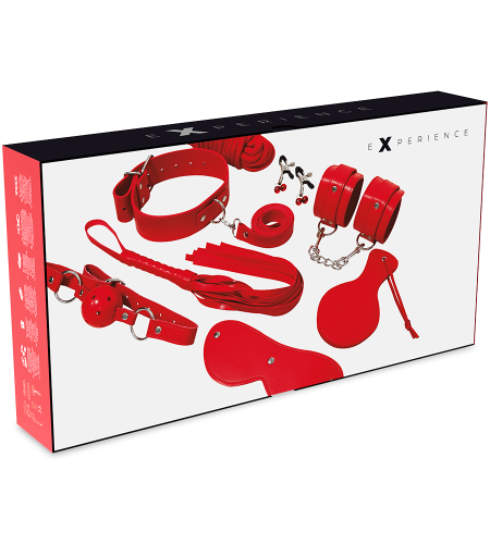 EXPERIENCE BDSM FETISH KIT SERIE ROJO