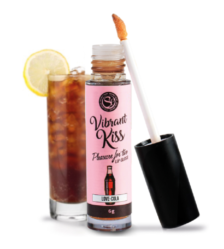 secretplay lip gloss vibrant kiss love cola