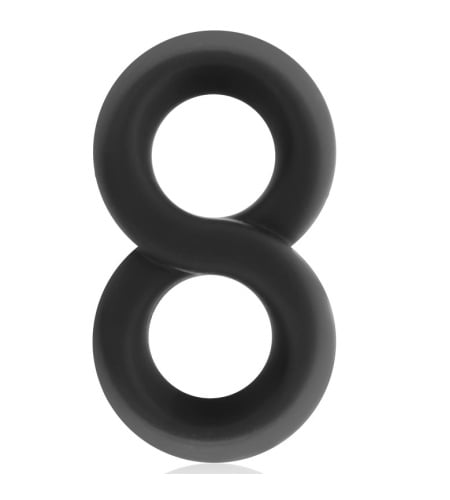 Anillo Super Flexible Pene y Testículos PR12 NEGRO