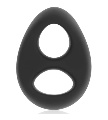 Anillo Super Flexible Pene y Testículos PR13 NEGRO