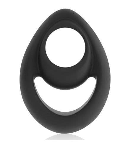 Anillo Super Flexible Pene y Testículos PR14 NEGRO