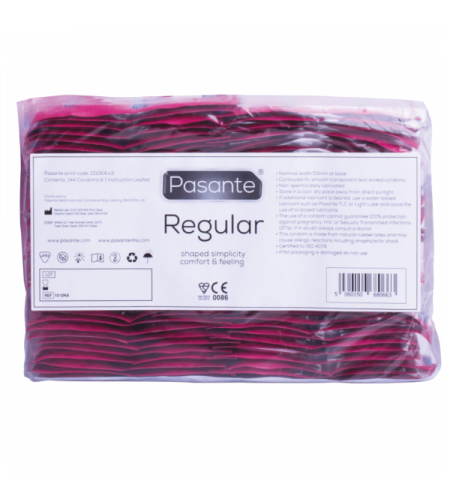 Pasante - Condom Gama Regular 144 Unidades