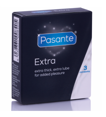 Pasante - Extra Preservativo Extra Gruesos 3 Unidades