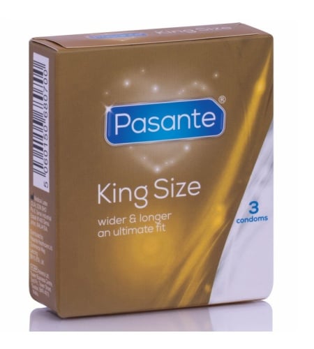 Pasante - Preservativos King Más Largos Y Anchos 3 Unidades