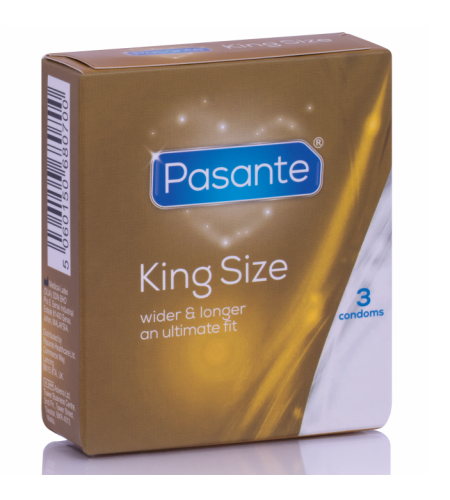 Pasante - Preservativos King Más Largos Y Anchos 3 Unidades