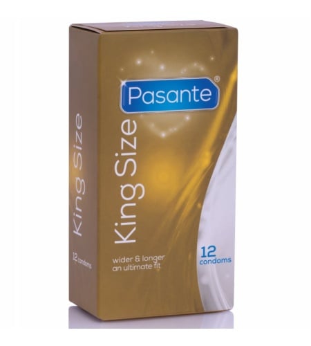 Pasante - Preservativos King Más Largos Y Anchos 12 Unidades