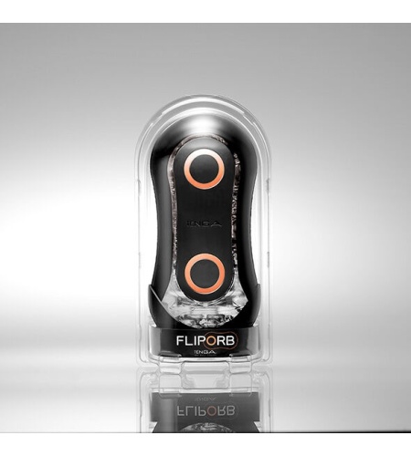 Masturbador Tenga ORB Negro Naranja