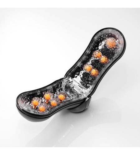 Masturbador Tenga ORB Negro Naranja
