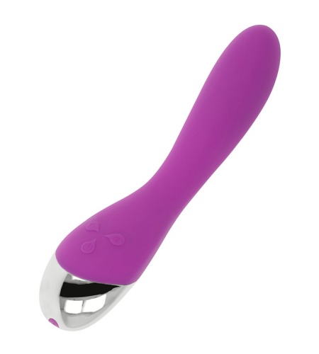OHMAMA VIBRADOR 6 MODOS Y 6 VELOCIDADES LILA 20.5 CM