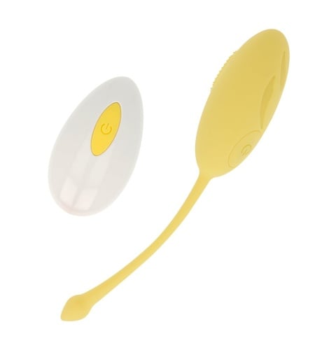 OH MAMA Huevo Vibrador Texturado 10 MODOS - AMARILLO