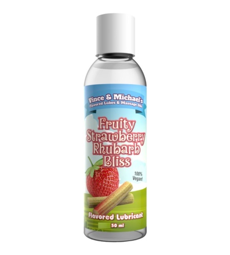 vincen & michael´s lubricante fresa y ruibarbo 50ml