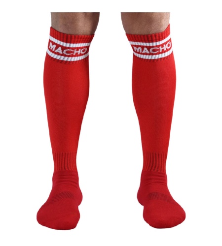 Calcetines Largos Talla Unica Rojo imagen 1