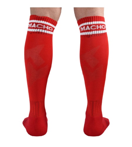  Calcetines Largos Talla Unica Rojo detalle 3