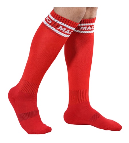  Calcetines Largos Talla Unica Rojo vista 2