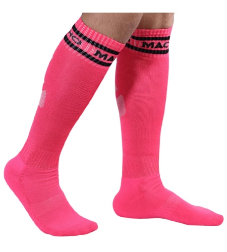 Calcetines Largos Talla Unica Rosa imagen 1