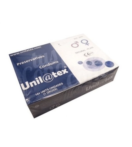 UNILATEX cajas de preservativos naturales o fresa