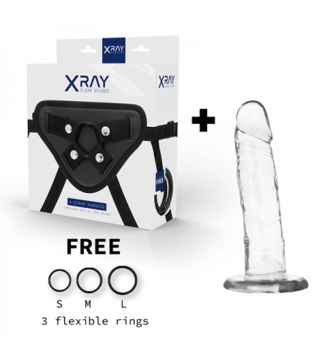 Arnés Adaptable con Dildo de  18CM X 4CM