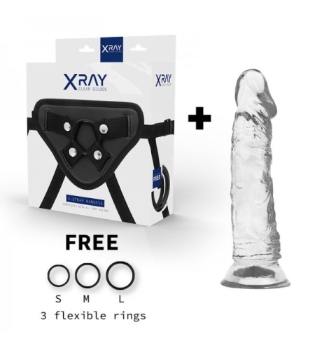 Arnés Adaptable con Dildo de  19 CM X 4CM