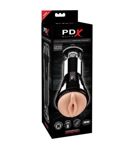 PDX Cock Compressor: Masturbador Compresor con Tecnología Airbag y Vibración