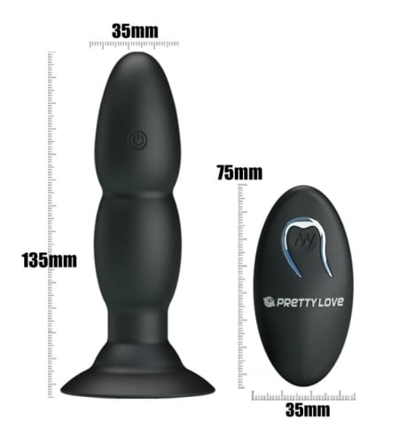 Plug Anal Recargable - Rotación y Vibración