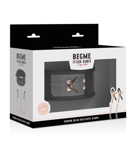 Collar con Pinzas para Pezones: Un juego bondage irresistible