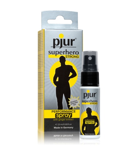 Pjur Superhero Strong – Retardante para hombres con extracto de jengibre