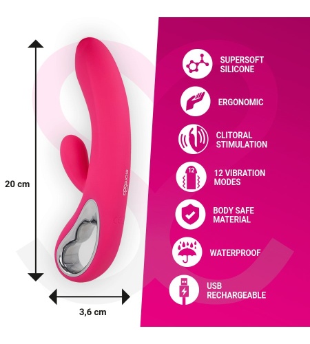 Vibrador Doble Recargable USB