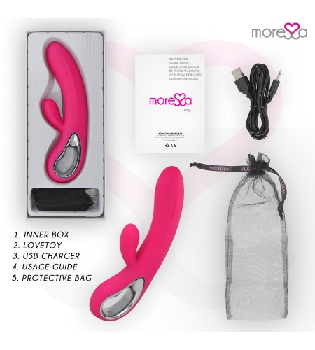 Vibrador Doble Recargable USB