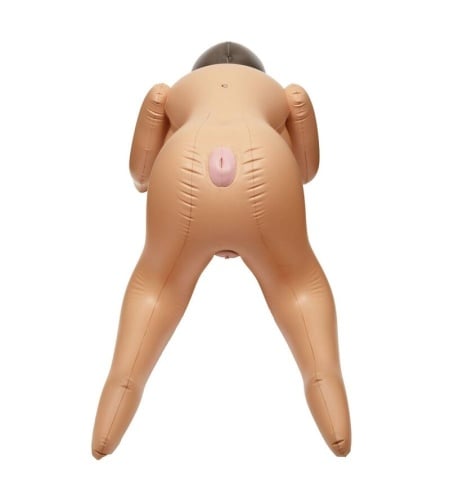 Muñeca Hinchable Posición Perrito con 3 Orificios de Placer