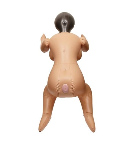 Muñeca Hinchable Posición Perrito con 3 Orificios de Placer