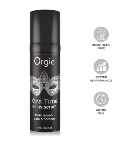 Orgie Xtra Time Suero Retardante para Hombre 15 ml