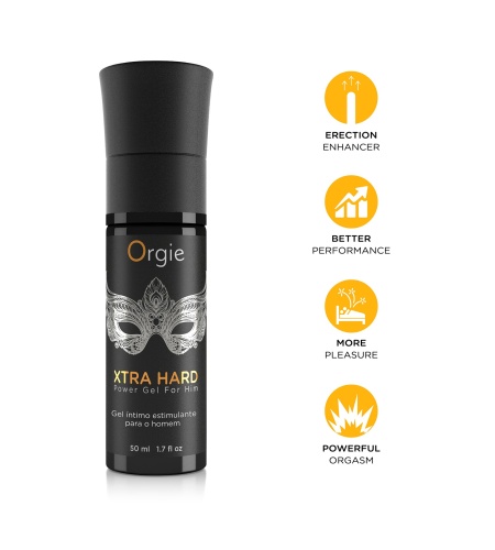 Gel Orgie Xtra Hard Estimulante Masculino 50 ml