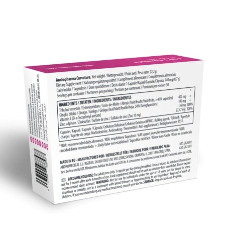 Andropharma Curvature – Tratamiento natural para la curvatura del pene